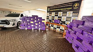 Após denúncia anônima DOF apreende fuzis AK-47, munições e  droga em Iguatemi