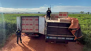 Quase 20 mil pacotes de cigarros do Paraguai são apreendidos em Mundo Novo