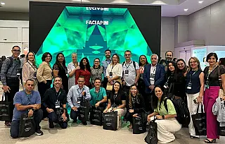 Associação comercial de Aparecida do Taboado marca presença no 7º congresso empresarial Faciap