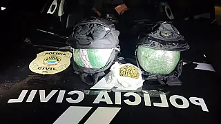 Jovem é preso com R$ 188 mil em supermaconha escondida em mala de mão
