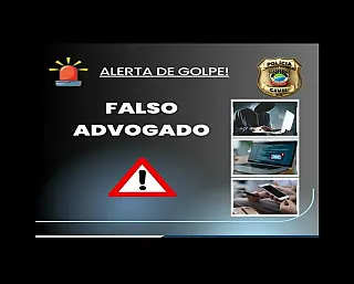 Polícia Civil de MS alerta sobre golpe do falso advogado