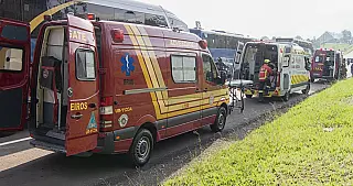 Passageira relata momentos de tensão em acidente com ônibus de romeiros de Paranaíba