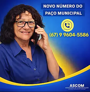 Novo Número do Paço Municipal !