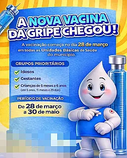 Vacina contra a gripe já está disponível em todo MS
