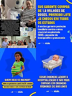 Ivinhema inicia vacinação contra o vírus sincicial respiratório para gestantes.