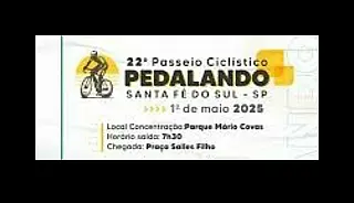 Santa Fé do Sul abre inscrições para o 22º passeio ciclístico pedalando no dia do trabalhador
