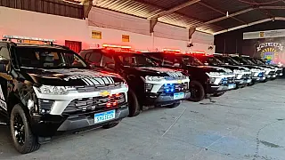 Nova frota de viaturas blindadas reforça segurança da Polícia Penal de MS