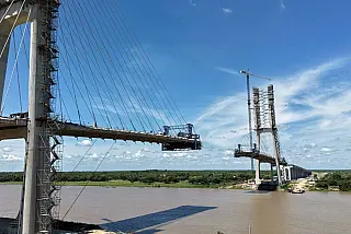Ponte internacional da Rota Bioceânica terá encontro das duas metades até maio