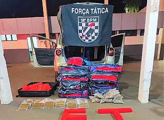 Força Tática de FÁTIMA DO SUL apreende drogas avaliada em mais de R$ 340 mil