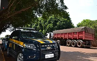 PRF prende homem na BR-060 conduzindo um caminhão embriagado e sem CNH
