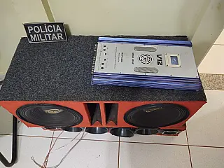 Angélica - Equipamento de som é apreendido pela Polícia Militar por perturbação