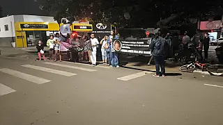 Manifestação pacífica em Aparecida do Taboado reúne mães em defesa de melhorias na saúde pública