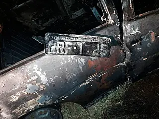 Carro pegou fogo após colisão na MS-276 entre Ivinhema a Deodápolis