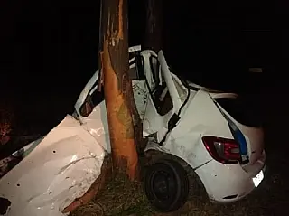 Traficante fura barreira da PMR em Vila Amandina e sofre grave acidente