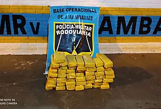 Após tentativa de fuga, dupla é presa com maconha na MS-152