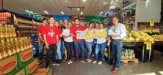 Supermercado Chama de Caarapó sorteou na tarde deste sábado (25) os ganhadores da Promoção