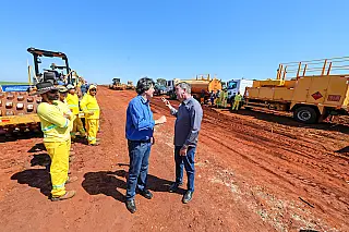 Obras na MS-355 devem reduzir trajeto da Capital à Dois Irmãos do Buriti
