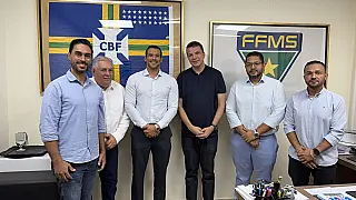 Funesp debate fortalecimento do futebol com presidente da CBF