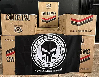 Homem é flagrado com mais de 7 mil maços de cigarros contrabandeados em Nova Andradina