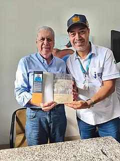 André Puccinelli e Geraldo Resende visitam Deodápolis e concedem entrevista à Jota FM 101,3