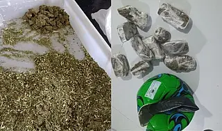 Maconha é encontrada dentro de bola de futebol e de erva de tereré em MS.
