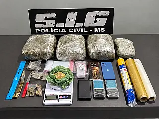 Homem é preso com mais de 3,5 quilos de skunk em Aparecida do Taboado
