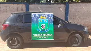 Com carro de locadora homens são presos em Caarapó