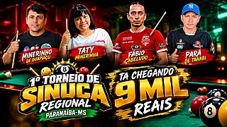 Torneio de sinuca terá R$ 9 mil em prêmios