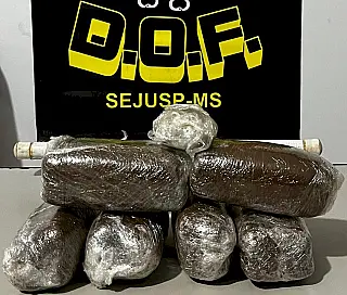 DOF prende em Caarapó, jovem que seguia com haxixe para São Paulo