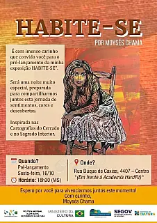 Exposição HABITE-SE leva arte contemporânea a Aparecida do Taboado