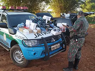 Nova Andradina: PMA de Batayporã prende goiano com veículo carregado de mercadorias do Paraguai