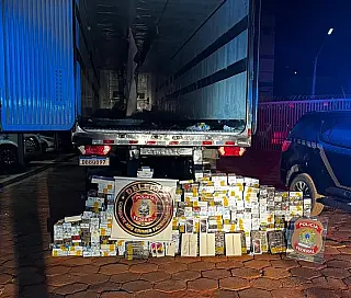 Mil celulares contrabandeados são apreendidos em caminhão frigorífico na BR-163