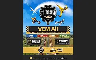 Cassilândia realiza AeroShow com mais de 100 aeronaves.