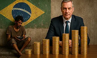 No Brasil, 63% da riqueza está nas mãos de apenas 1% da população