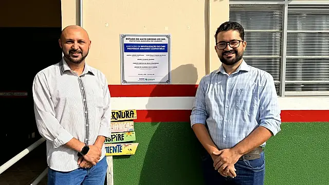 Vereadores Nilsinho e João Paulo participam da entrega da revitalização do CMEI Armando Campos Belo