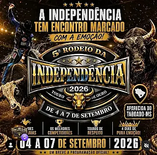Programação do feriado segue neste domingo em Aparecida do Taboado; confira a agenda.