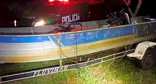 Homem é preso por pesca predatória no Rio Amambai em Juti