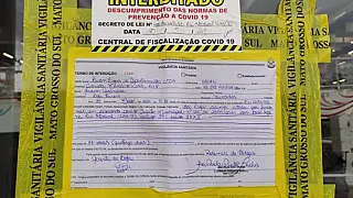 Vigilância lacra loja de departamentos que abriu durante lockdown em Dourados