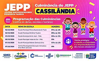 Cassilândia realiza culminâncias do projeto Jovens Empreendedores nas escolas