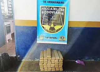 Dupla é presa pela Polícia Militar Rodoviária com 54,9 kg de maconha