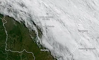 Massa de ar polar derruba temperaturas, provoca geadas e coloca Mato Grosso do Sul em alerta