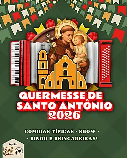 Quermesse de Santo Antônio promete reunir comunidade em noite de fé, música e confraternização