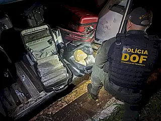 Passageiro de ônibus que viajava com maconha para Três Lagoas é preso pelo DOF em Ivinhema