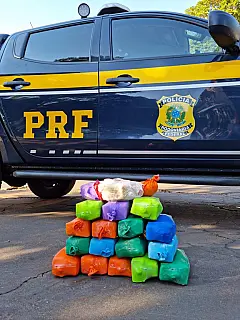 OUÇA: Entorpecente que seria distribuído em Sidrolândia foi interceptado pela PRF