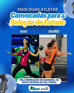 Atletas de Aparecida do Taboado são convocadas para a seleção estadual e inspiram orgulho na cidade