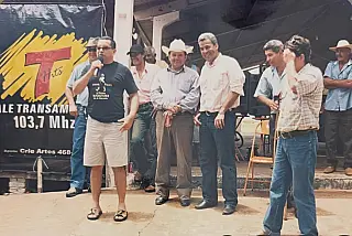 Imagem resgata primeira cavalgada da antiga Transamérica Hits em Deodápolis