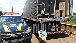 PRF apreende cerca de 340 mil maços de cigarro contrabandeados em Caarapó