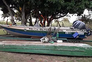 PMA apreende embarcação e petrechos proibidos em Parque Ambiental