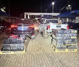 Apreensão de uma tonelada de maconha termina com prisão após fuga em Itaquiraí