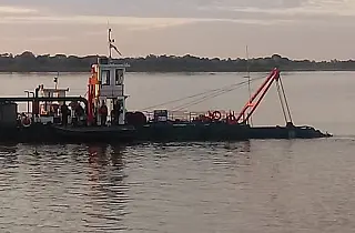 Para melhorar escoamento da produção regional, rio Paraguai passa por dragagem